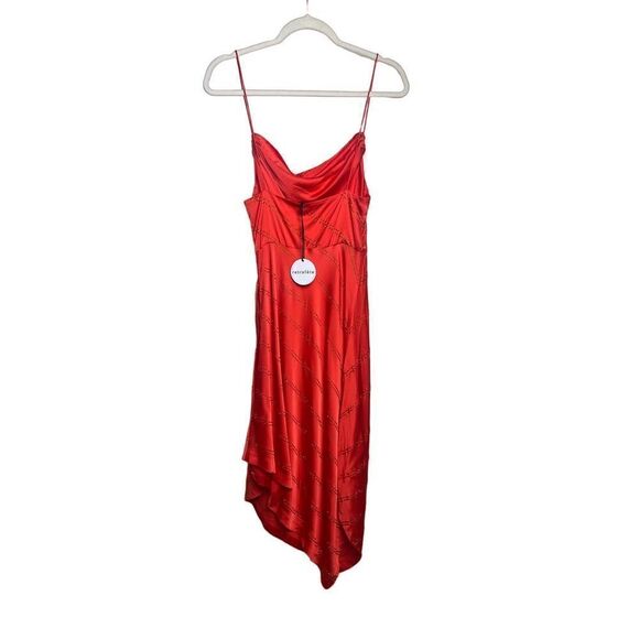 Retrofete Lilly Red Sequin Midi Slip Dress NWT Sz. S - Picture 8 of 12